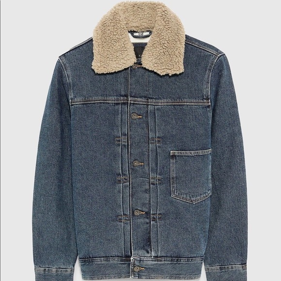 Zara Denim Jacket with Darts - Picture 2 of 3